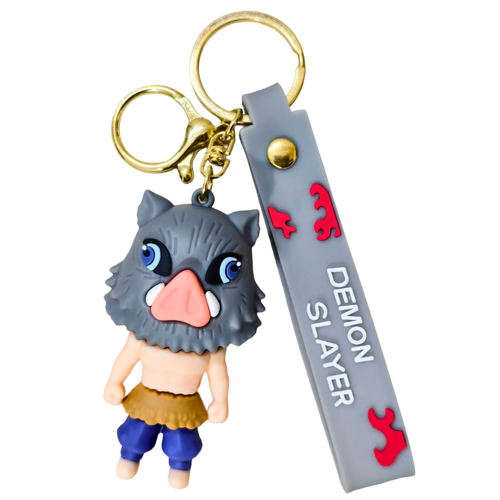 Keychain with character from 'Demon Slayer' on a white background