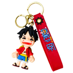Keychain with a character from 'One Piece' on a white background