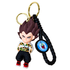 Vegeta Casual Keyring On White Background.