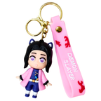 Shinobu Keyring On White Background.