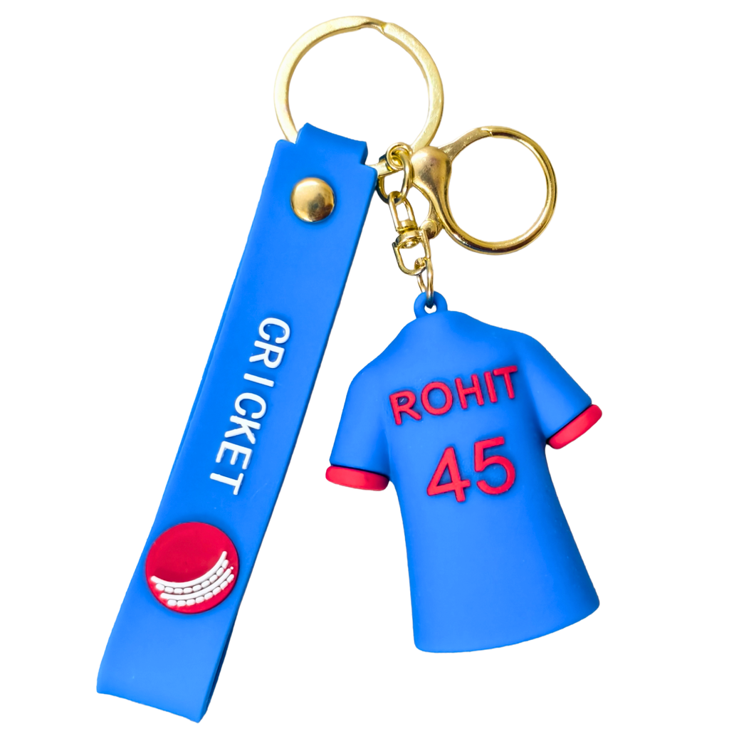 Rohit Keyring On White Background.