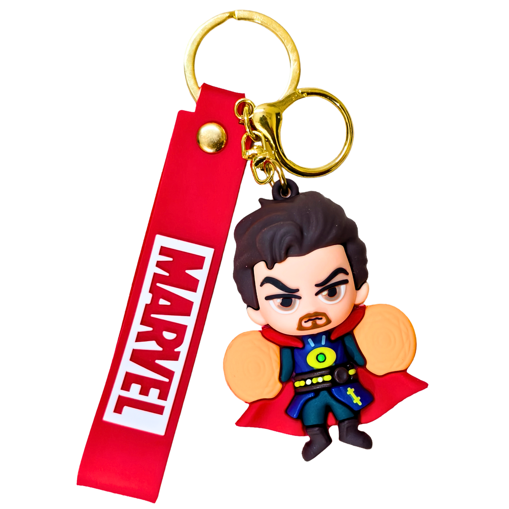 Dr Strange Keyring On White Background.
