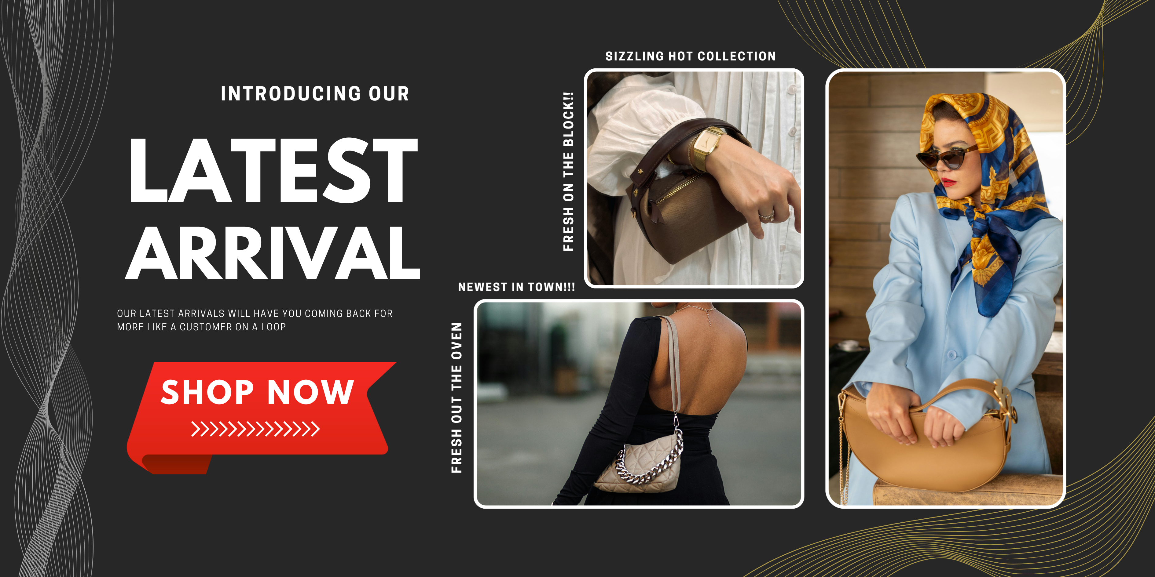 Latest Arrival Banner for Bolsavira Desktop