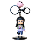 Keychain with an anime-style character figure on a white background